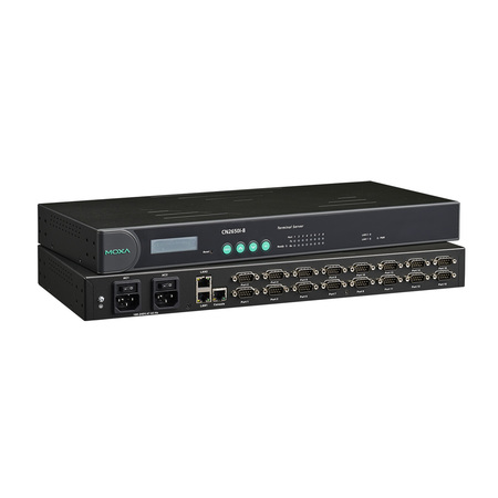MOXA 8Ports Rs-232/422/485 Terminal Server W/ Db9 Connector, 100-200Vac CN2650I-8
